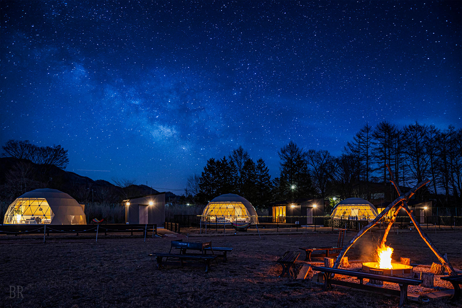 Seven Scenic Glamping Units with a Prime View of Mt.Fuji