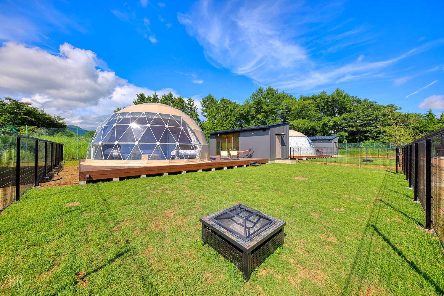 Two Dog-Friendly Accommodations with Private Dog Runs